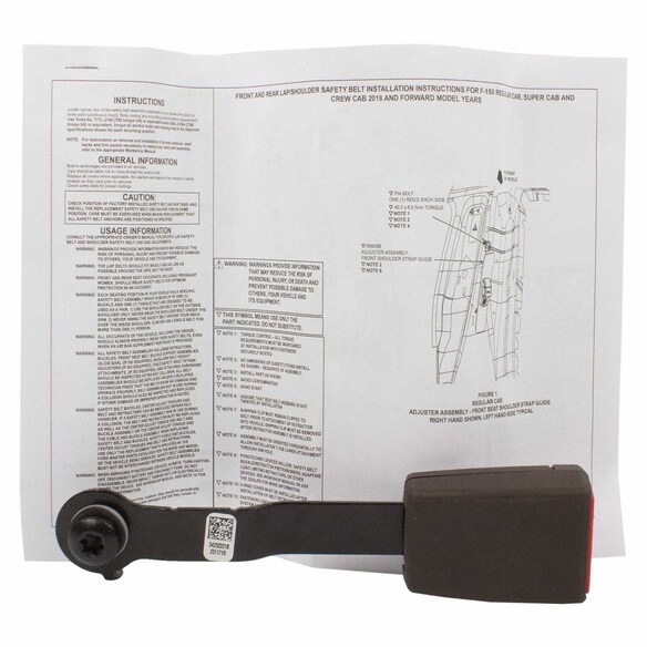 Seat Belt Receptacle - Right, Rear, Center Main Image