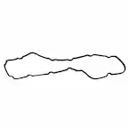 Engine Valve Cover Gasket Rocker - Right Main Image