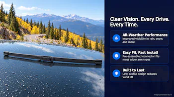 Motorcraft 17-inch Windshield Wiper Blade - Ford Bronco - WW1703
