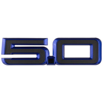 Emblem Nameplate <br>"5.0" california Package Fender OrNament Trim plate - Left, Right, Front