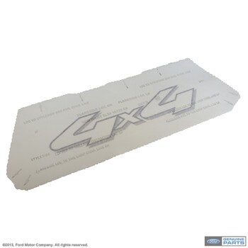 Truck Bed Decal Name Plate