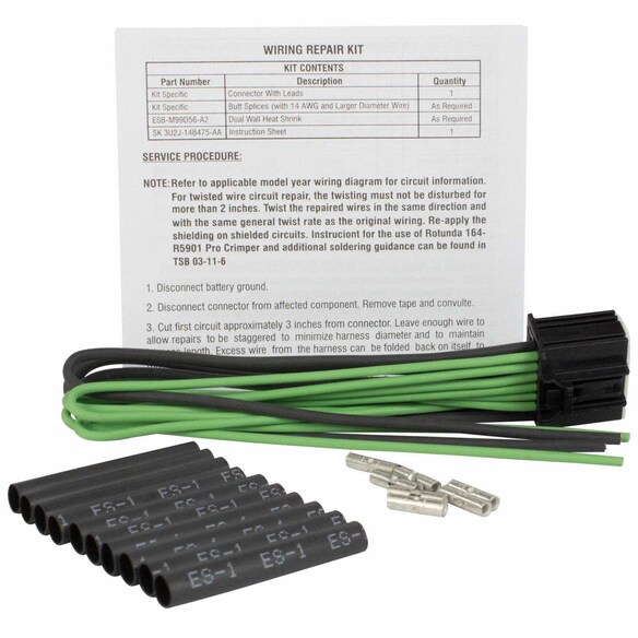 Transfer Case Control Module Connector Wire - 10 Cavity Main Image