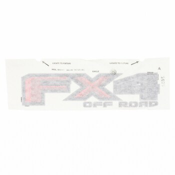 Truck Bed Decal Nameplate - Left, Right