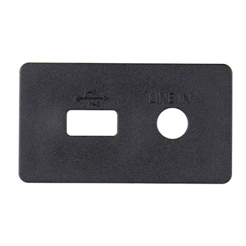 Audio Auxiliary Jack Trim Plate Instrument Panel Console Cap