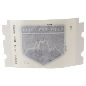 Door Emblem Name Plate - Left, Right (Big Bend)