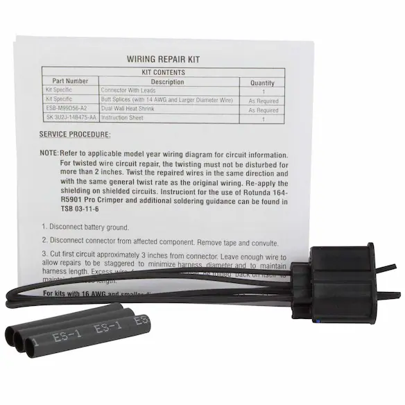 Variable Assist Power Steering Module Connector Wire - 3.5L Main Image