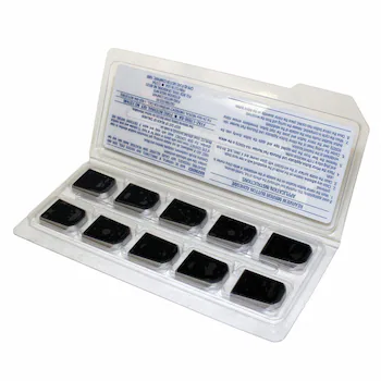 Button Interior Rear View Mirror Mounting Base - 10 Per Package