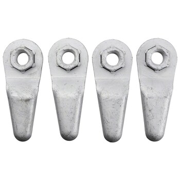 Retainer Nut - M12, Front, Back