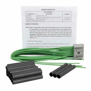 Tire Pressure Monitoring System (TPMS) Control Unit Connector Wire - 18 Cavity