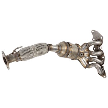 Catalytic Converter with Integrated Exhaust Manifold And Catalyst - 2.0L