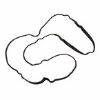 Engine Valve Cover Gasket Rocker - Left 2.7L Main Image