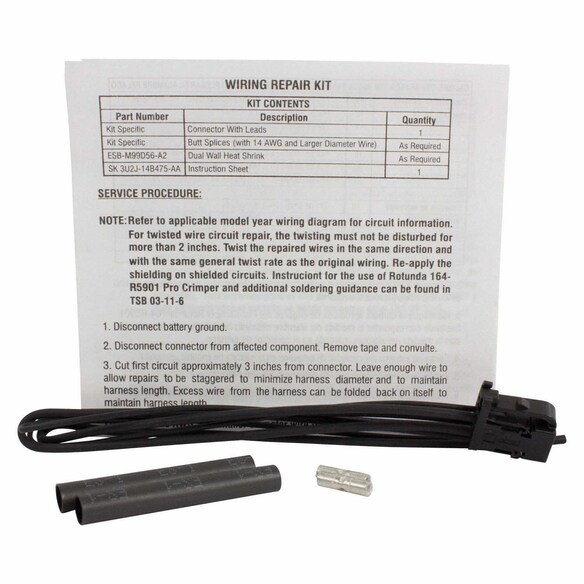 Seat Recline Motor Connector Wire Main Image