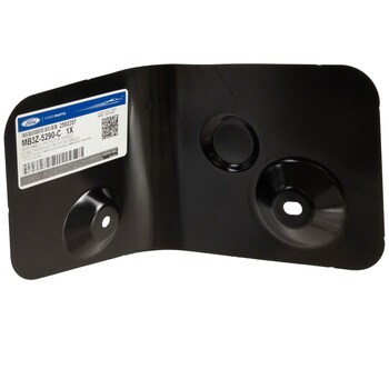 Floor Pan Splash Shield Bracket <br>3.0 LITER A component that facilitates the mounting of