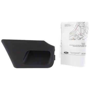 Seat Belt Cover - Left, Upper (Coupe)