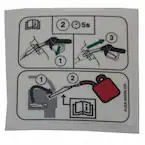 Engine Decal. Engine Sticker. Main Image