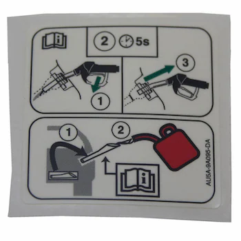 Engine Decal. Engine Sticker.