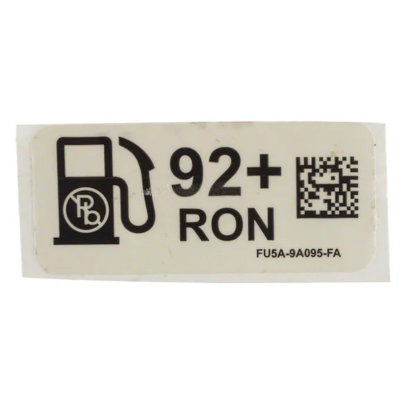 Fuel Information Label Decal Main Image