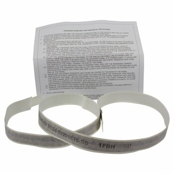 Trim Stripe Tape Decal - Right, Front, Rear