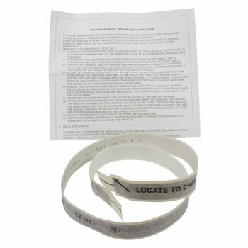 Trim Stripe Tape Decal - Right, Front