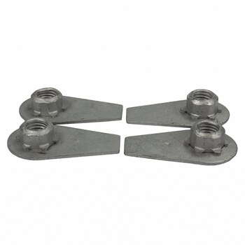 Hex Head Nut And Washer - M10X1.5, Front