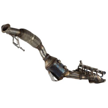 Catalytic Converter with Integrated Exhaust Manifold And Catalyst - 2.0L