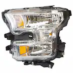 Sealed Beam Headlight - Left, Front Main Image