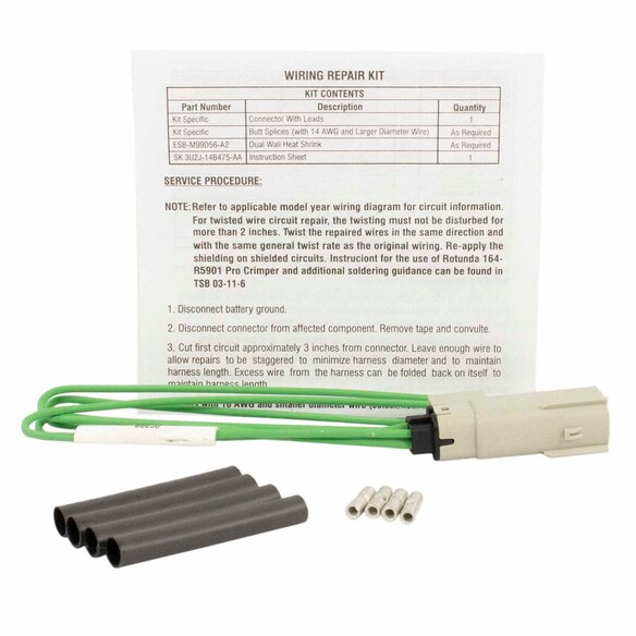Oxygen Sensor Connector Wire - Left, Right, Rear Main Image