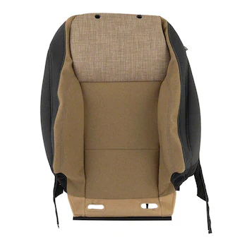 Seat Back Cushion Cover Baja tan Cloth - Front, Outer (regular cab, regular cab.)