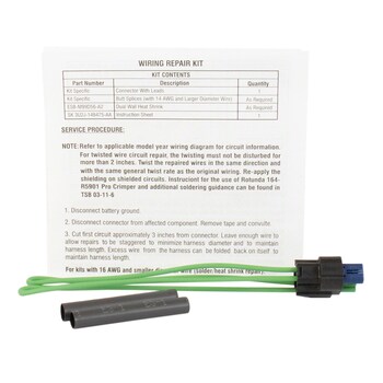 Turbocharger Wastegate Vacuum Actuator and Solenoid Connector Wire