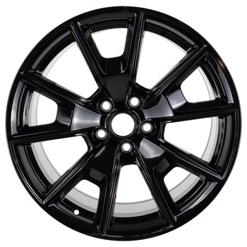 Wheel - Front 19" SVO Polished 10-Spok, 19X9 Fr/19X9.5 Rr Painted Black