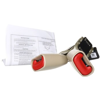 Seat Belt Receptacle And Buckle - Rear