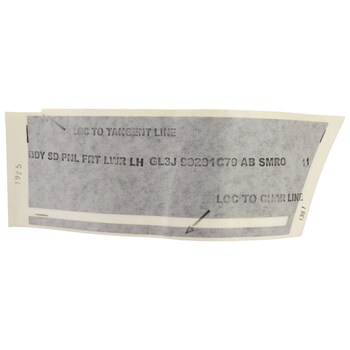 Quarter Panel Decal Stripe Graphics - Left (XLT Special Edition)