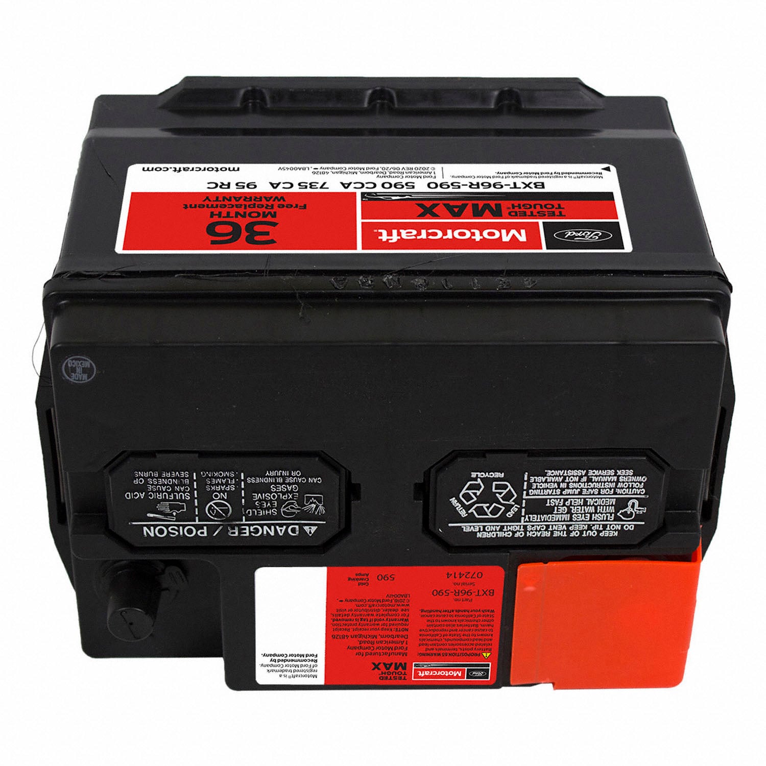 Vehicle Battery - 590 Amp | Parts | Ford.com