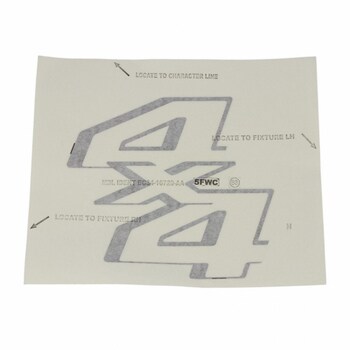 Truck Bed Decal Nameplate