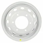 Wheel Rim 6.0 X 16" - White Main Image