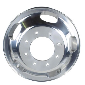 Wheel Rim - Front 17 X 6.5 Alum with Inrs, 17" Machined Finish
