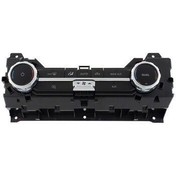 Heater Control HVAC Temperature Panel <br>Dual zone AC, without Heated window seats