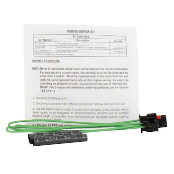 Auxiliary Coolant Pump and Motor Connector Wire - Front, Rear 1.5L