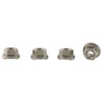 Flanged Hex Head Nut A solid metal or block with threaded hole in the which is used to tighten adjust Quarter Panel Main Image