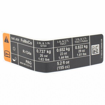 AC label Decal - Front