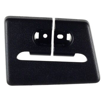 Seat Belt Guide Bezel <br>40/20/40 for Extender Arm Shield Trim Onyx - Rear