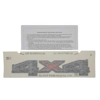 Truck Bed Decal Nameplate