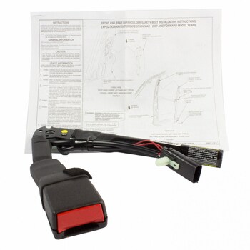 Seat Belt Receptacle Buckle Pretensioner - Right, Front