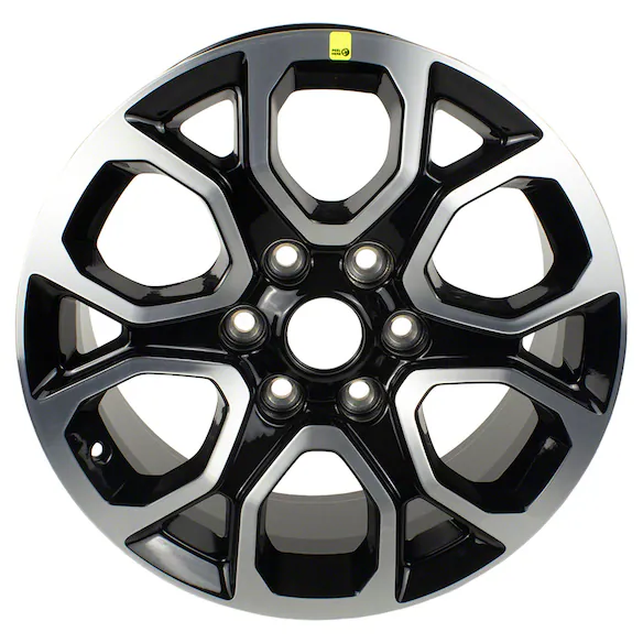 A wheel / rim of vehicle Which may or not come with tire mounted to it 18 X 8.5 Alum Mach - Exp Lugs Main Image