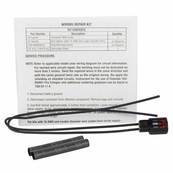 Engine Variable Valve Timing (VVT) Solenoid Connector Wire - 2.5L Main Image