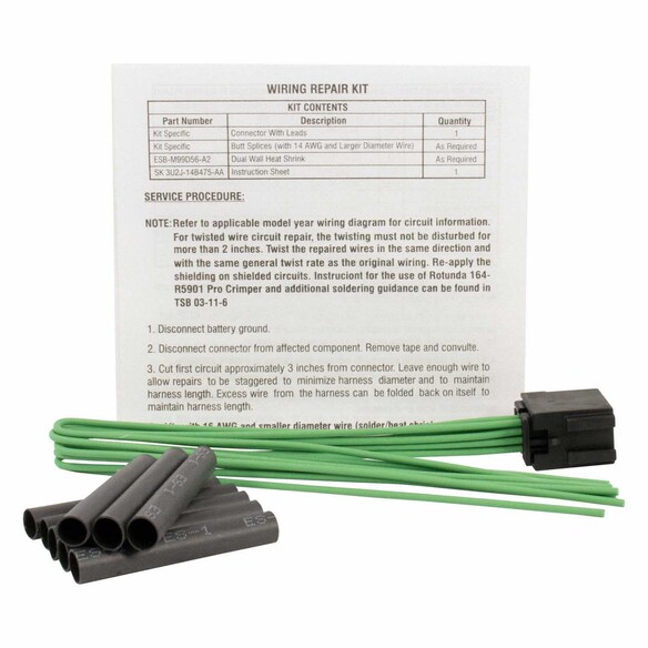 Tire Pressure Monitoring System (TPMS) Control Unit Connector Wire Main Image