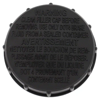 Brake Master Cylinder Reservoir Cap Filler <br>A Cover used to seal