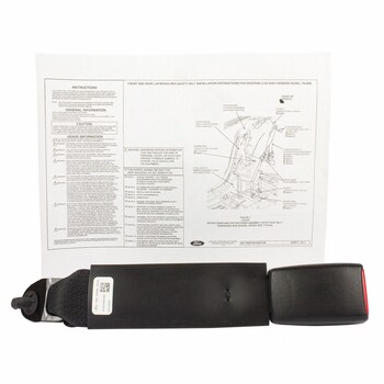 Seat Belt Receptacle - Left, Right, Rear (Coupe)