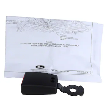 Seat Belt Receptacle - Right, Rear