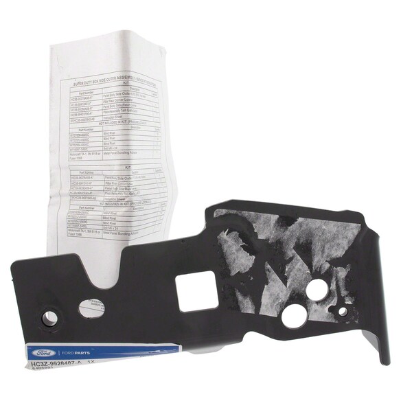 Hinge Reinforcement Truck Bed Panel Bracket - Left Main Image